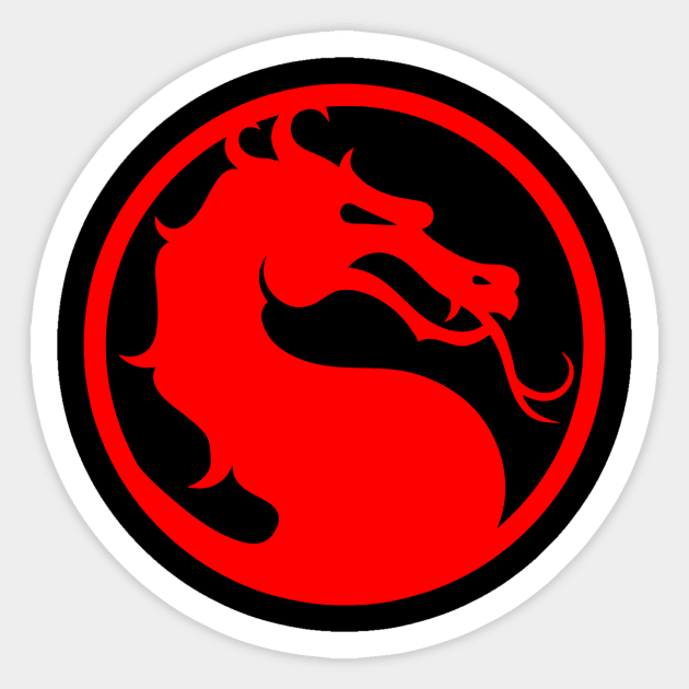 Mortal Kombat - Red Dragon Sticker by MMXX